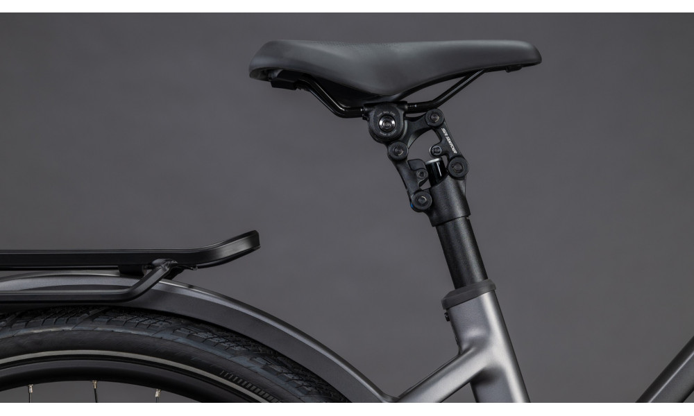 Elektrinis dviratis Cube Kathmandu Hybrid Comfort Pro 800 Trapeze slabgrey'n'black 2026 - 2