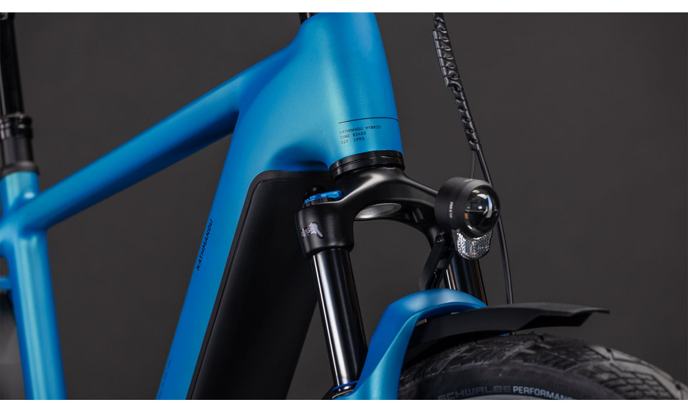 Elektrinis dviratis Cube Kathmandu Hybrid Comfort Pro 800 azure'n'black 2026 - 3