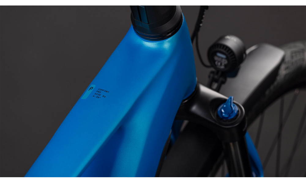 Elektrinis dviratis Cube Kathmandu Hybrid Comfort Pro 800 azure'n'black 2026 - 7