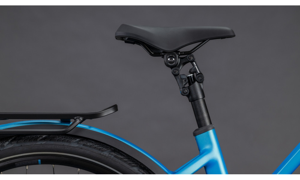 Elektrinis dviratis Cube Kathmandu Hybrid Comfort Pro 800 Trapeze azure'n'black 2026 - 2