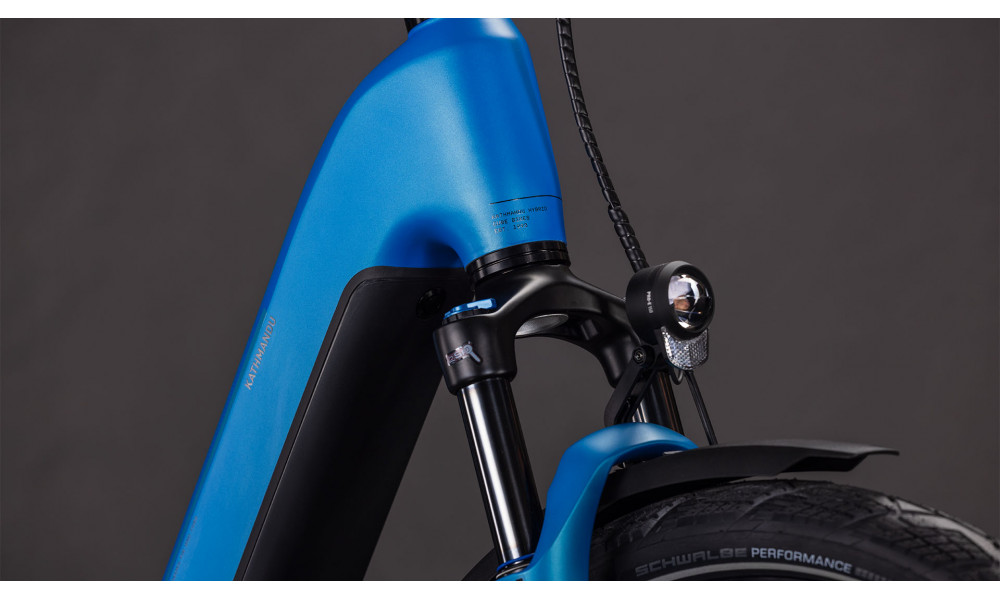 Elektrinis dviratis Cube Kathmandu Hybrid Comfort Pro 800 Easy Entry azure'n'black 2026 - 3