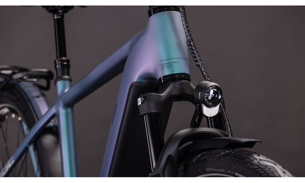 Elektrinis dviratis Cube Kathmandu Hybrid EXC 800 smaragdgrey'n'prism 2026 - 2