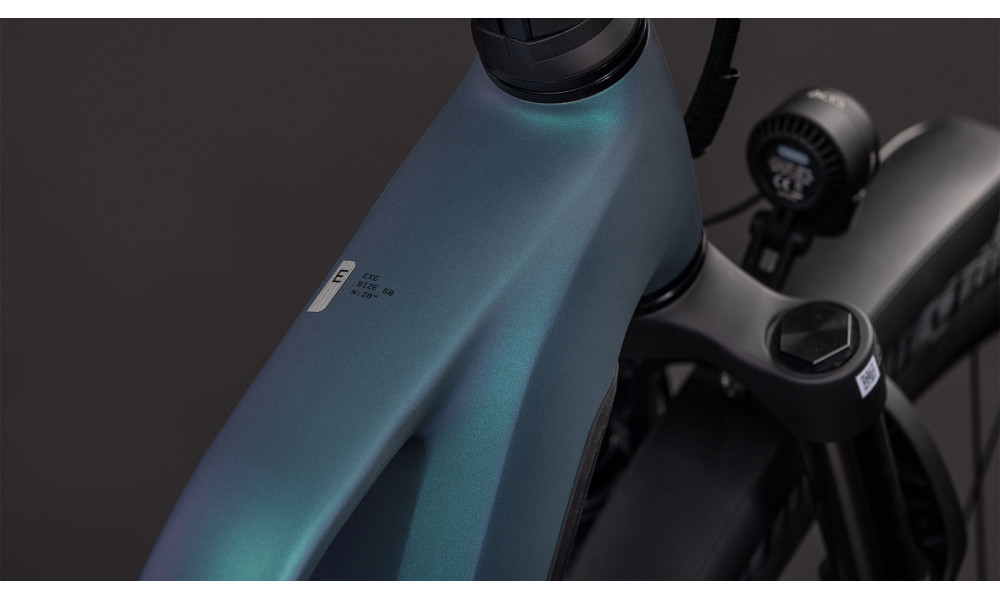 Elektrinis dviratis Cube Kathmandu Hybrid EXC 800 Trapeze smaragdgrey'n'prism 2026 - 6