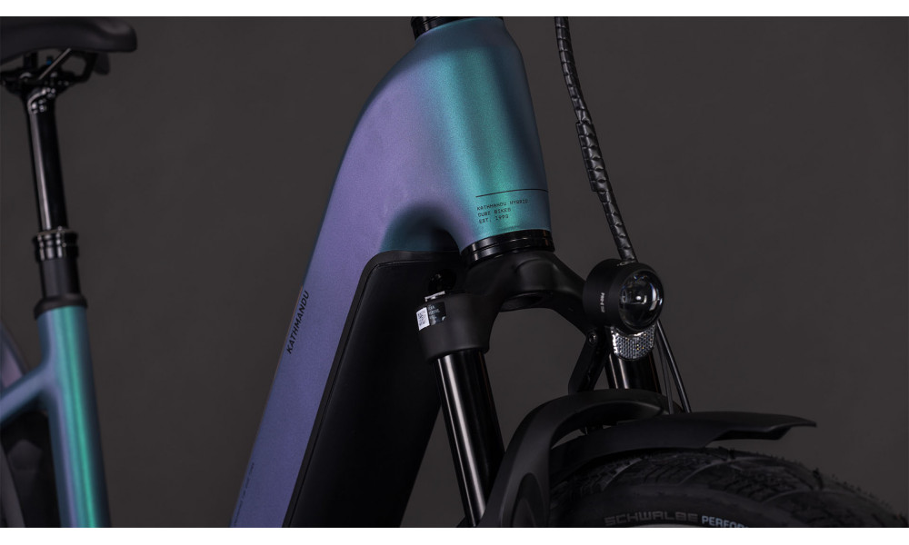 Elektrinis dviratis Cube Kathmandu Hybrid EXC 800 Easy Entry smaragdgrey'n'prism 2026 - 2