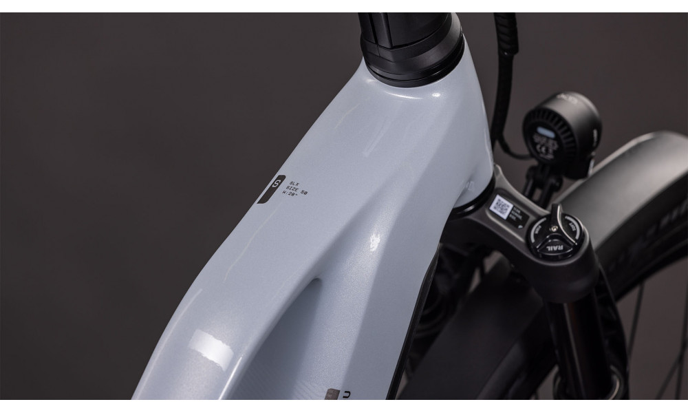 Elektrinis dviratis Cube Kathmandu Hybrid SLX 800 Trapeze foggrey'n'grey 2026 - 5