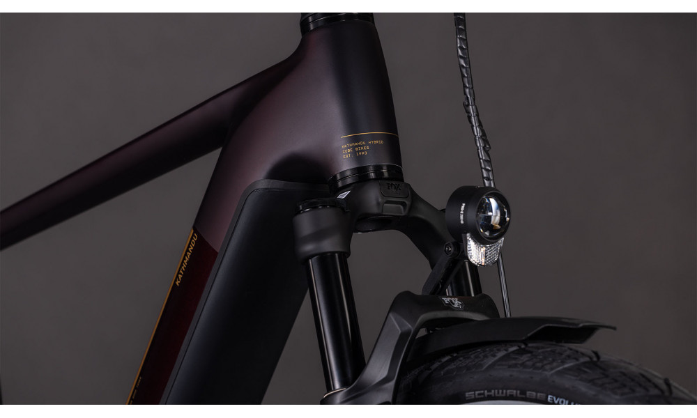 Elektrinis dviratis Cube Kathmandu Hybrid Comfort SLX 800 solareclipse'n'gold 2026 - 2