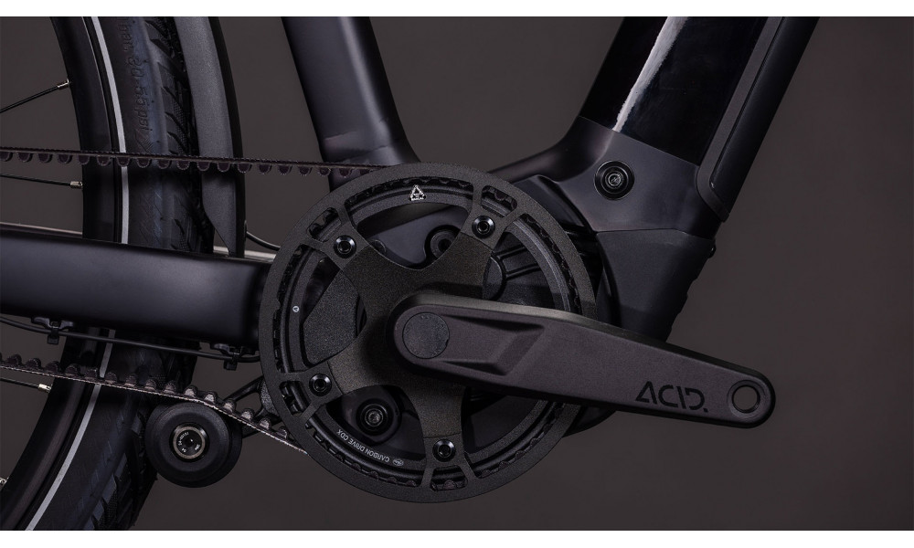 Elektrinis dviratis Cube Kathmandu Hybrid Comfort SLX 800 Trapeze solareclipse'n'gold 2026 - 3