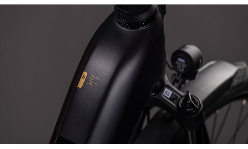 Elektrinis dviratis Cube Kathmandu Hybrid Comfort SLX 800 Easy Entry solareclipse'n'gold 2026 - 6