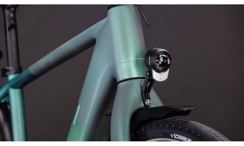 Elektrinis dviratis Cube Kathmandu Hybrid C:62 SLT 400X seafoam'n'chrome 2026 - 2