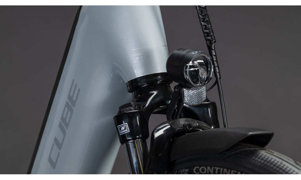 Elektrinis dviratis Cube Supreme Hybrid Comfort ONE 600 Easy Entry 26 foggrey'n'reflex 2026 - 2