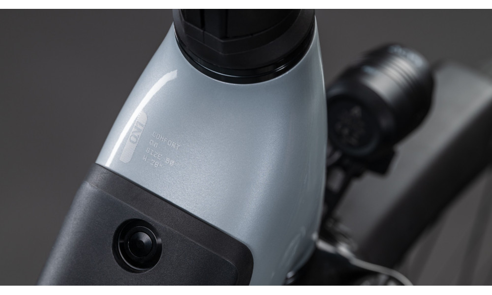 Elektrinis dviratis Cube Supreme Hybrid Comfort ONE 600 Easy Entry foggrey'n'reflex 2026 - 7