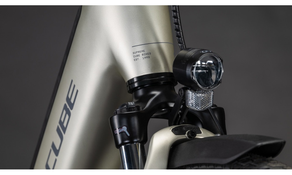 Elektrinis dviratis Cube Supreme RT Hybrid Comfort EXC 600 Easy Entry 26 champagne'n'grey 2026 - 2