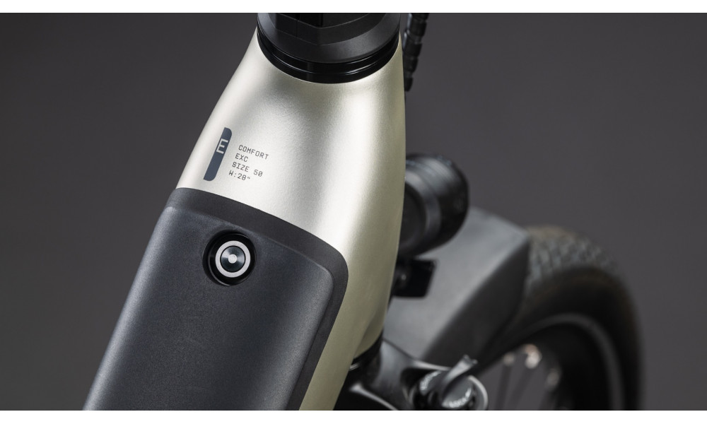 Elektrinis dviratis Cube Supreme RT Hybrid Comfort EXC 600 Easy Entry 26 champagne'n'grey 2026 - 8