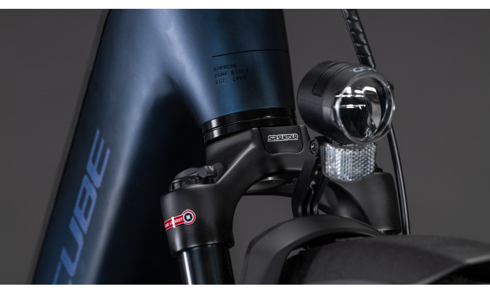 Elektrinis dviratis Cube Supreme Hybrid Deluxe ONE 600 Easy Entry indigoblue'n'switch 2026 - 2