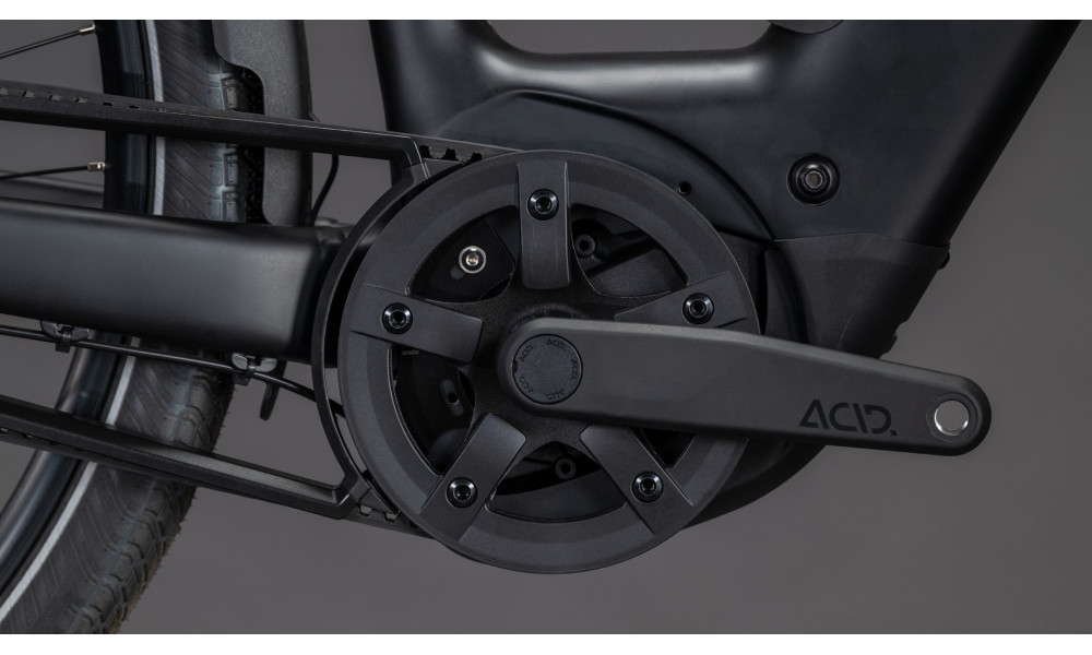 Elektrinis dviratis Cube Supreme RT Hybrid Deluxe EX 600 Easy Entry 26 black'n'chrome 2026 - 4