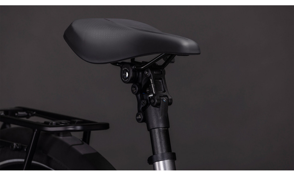 Elektrinis dviratis Cube Supreme Hybrid Deluxe Pro 600 Easy Entry quicksilver'n'grey 2026 - 3