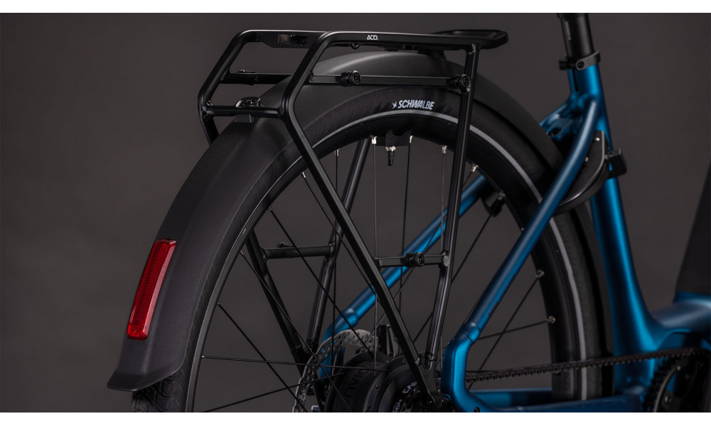 Elektrinis dviratis Cube Supreme Hybrid Deluxe Pro 600 Easy Entry 26 electricblue'n'chrome 2026 - 4