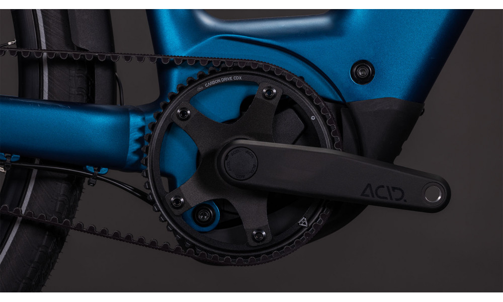 Elektrinis dviratis Cube Supreme Hybrid Deluxe Pro 600 Easy Entry electricblue'n'chrome 2026 - 3