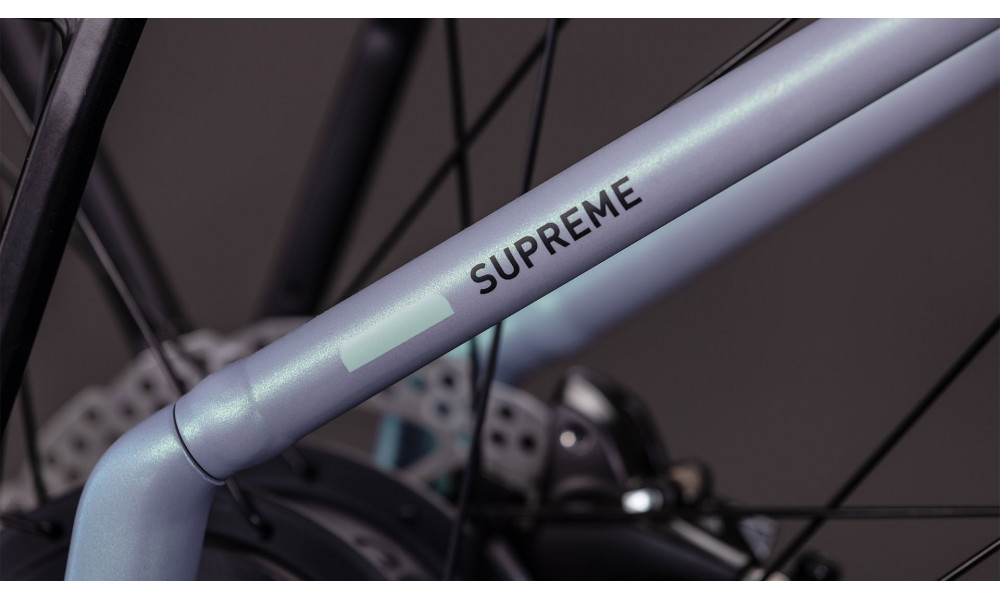 Elektrinis dviratis Cube Supreme Hybrid Deluxe SLX 600 Easy Entry seagrey'n'black 2026 - 3