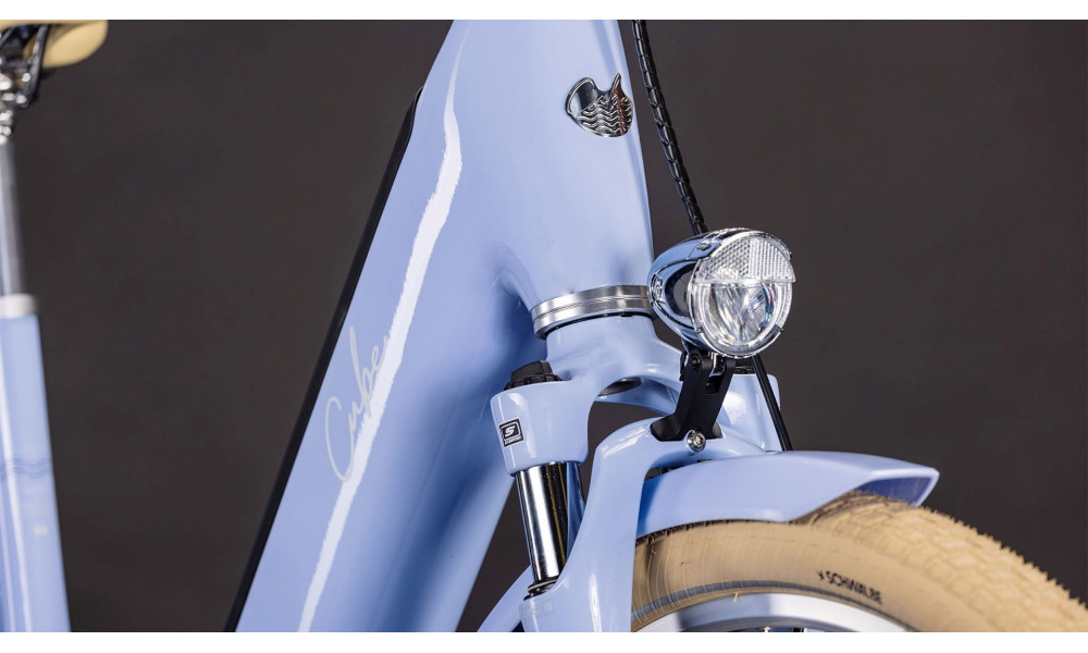 Elektrinis dviratis Cube Aruba Hybrid 600 Easy Entry 28 blueblossom'n'creme 2026 - 2