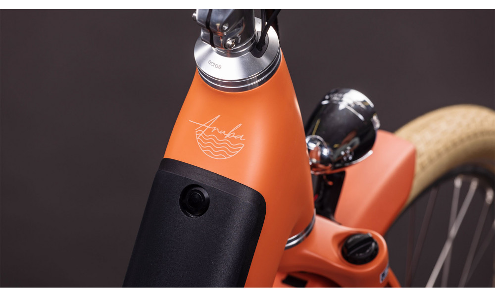 Elektrinis dviratis Cube Aruba Hybrid 600 Easy Entry 26 papaya'n'creme 2026 - 6