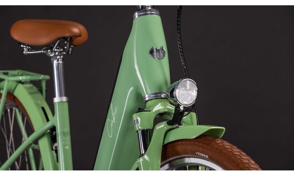 Elektrinis dviratis Cube Aruba Hybrid 600 Easy Entry 28 cactus'n'brown 2026 - 2