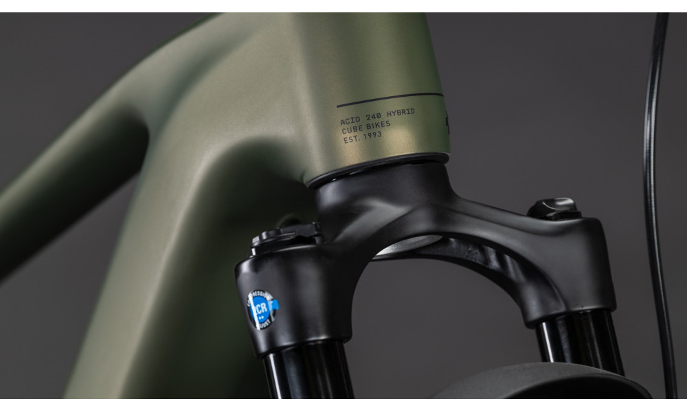 Elektrinis dviratis Cube Acid 240 Hybrid Rookie SLX 400X reedgreen'n'matrix 2026 - 2