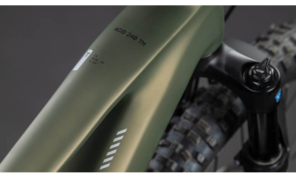 Elektrinis dviratis Cube Acid 240 Hybrid Rookie SLX 400X reedgreen'n'matrix 2026 - 6