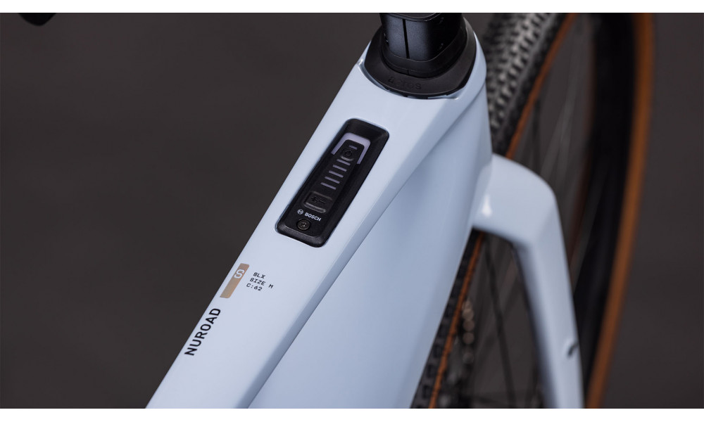 Elektrinis dviratis Cube Nuroad Hybrid C:62 SLX 400X iceblue'n'prism 2026 - 6