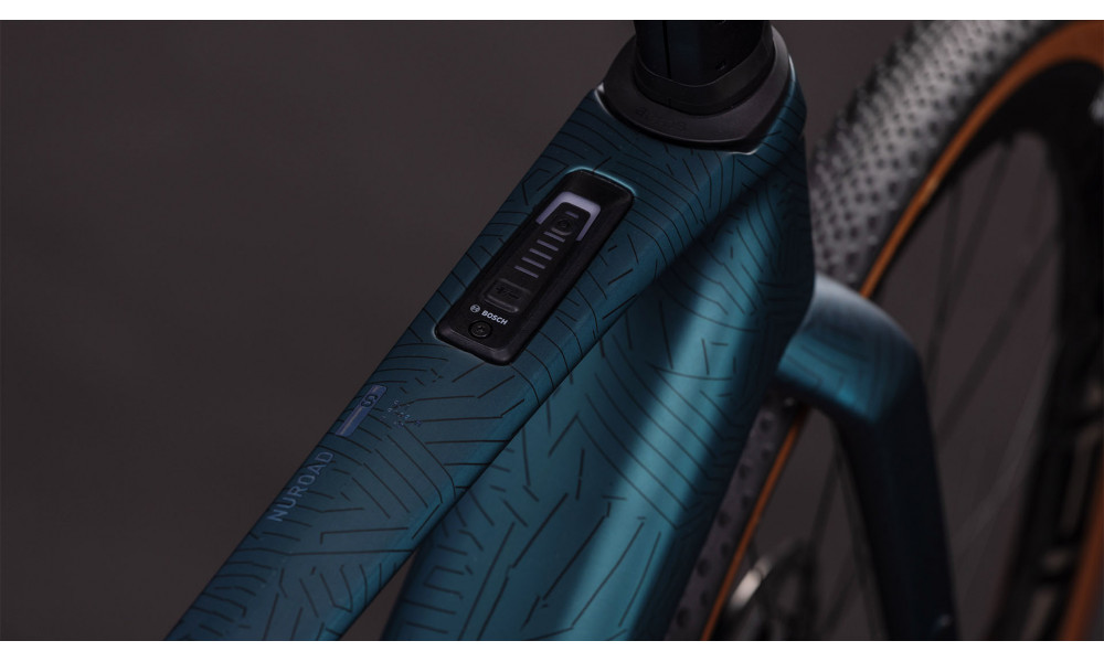 Elektrinis dviratis Cube Nuroad Hybrid C:62 SLT 400X royalgreen'n'crisscross 2026 - 6