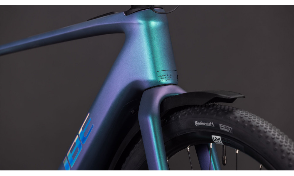 Elektrinis dviratis Cube Nulane Hybrid C:62 SLX 400X FE polarlight'n'prism 2026 - 2