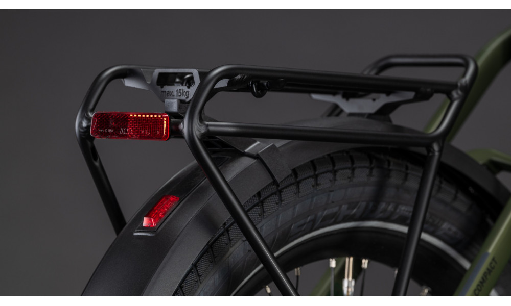 Elektrinis dviratis Cube Compact Hybrid Comfort 545 20 reedgreen'n'reflex 2026 - 3