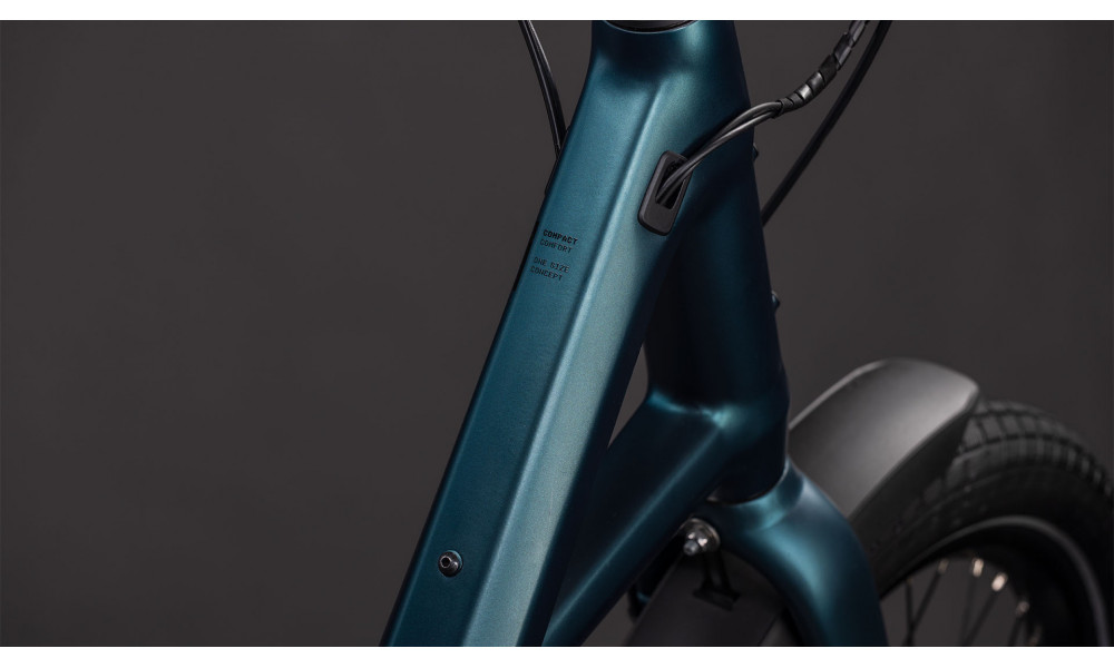 Elektrinis dviratis Cube Compact Hybrid 545 20 royalgreen'n'black 2026 - 7