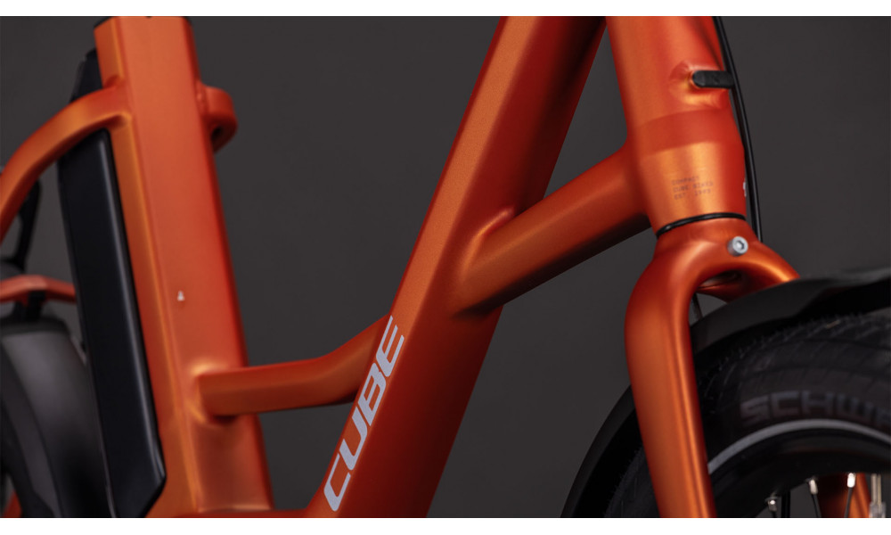 Elektrinis dviratis Cube Compact Hybrid 545 20 rustorange'n'reflex 2026 - 4