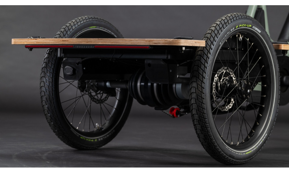 Elektrinis dviratis Cube Trike Flatbed Hybrid 750 24x20 swampgrey'n'reflex 2026 - 2