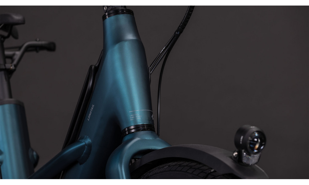 Elektrinis dviratis Cube Longtail Hybrid 800 royalgreen'n'black 2026 - 2