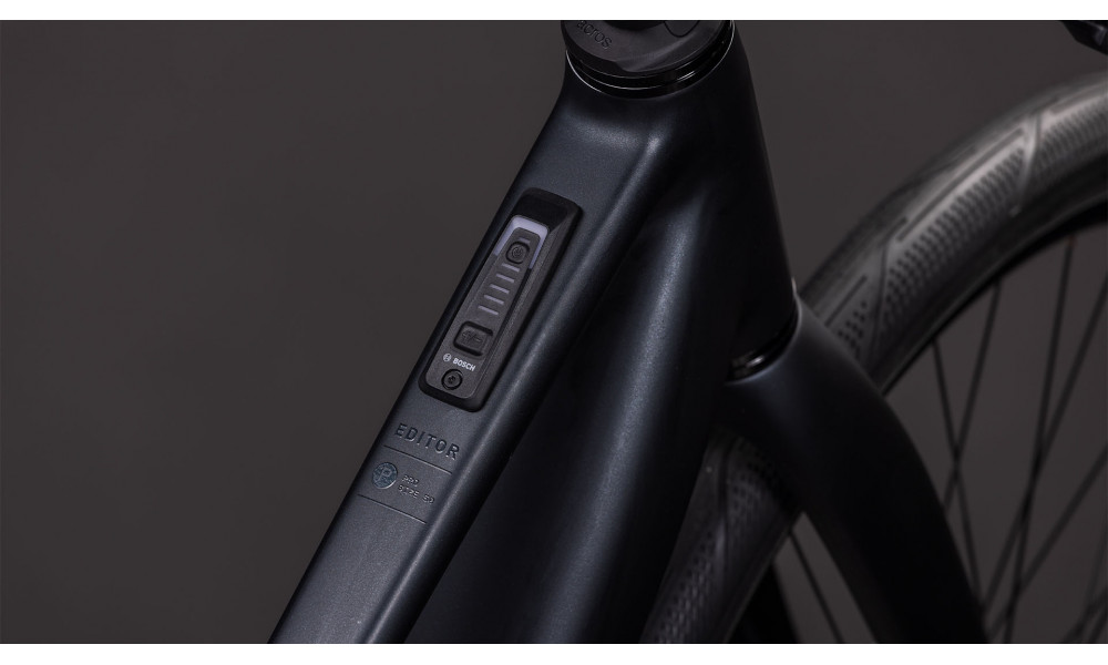 Elektrinis dviratis Cube Editor Hybrid Pro 400X Trapeze coal'n'prism 2026 - 5