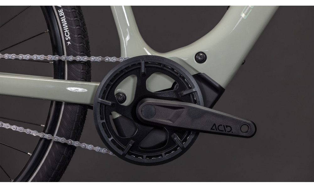 Elektrinis dviratis Cube Editor Hybrid SLX 400X Trapeze reedbeige'n'chrome 2026 - 3