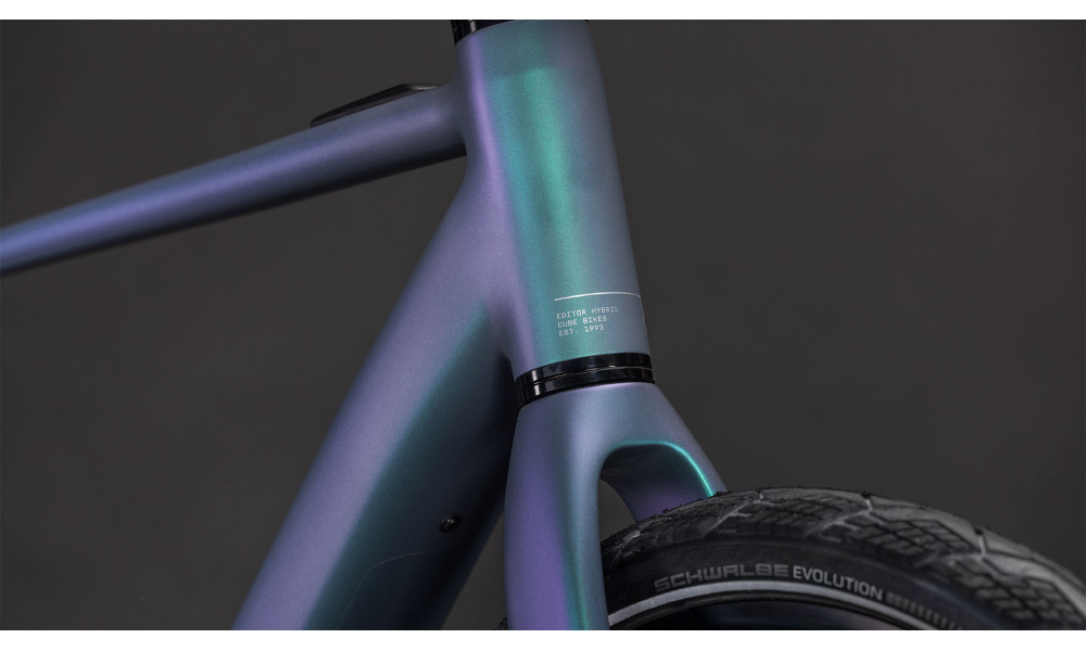 Elektrinis dviratis Cube Editor Hybrid SLT 400X smaragdgrey'n'prism 2026 - 2