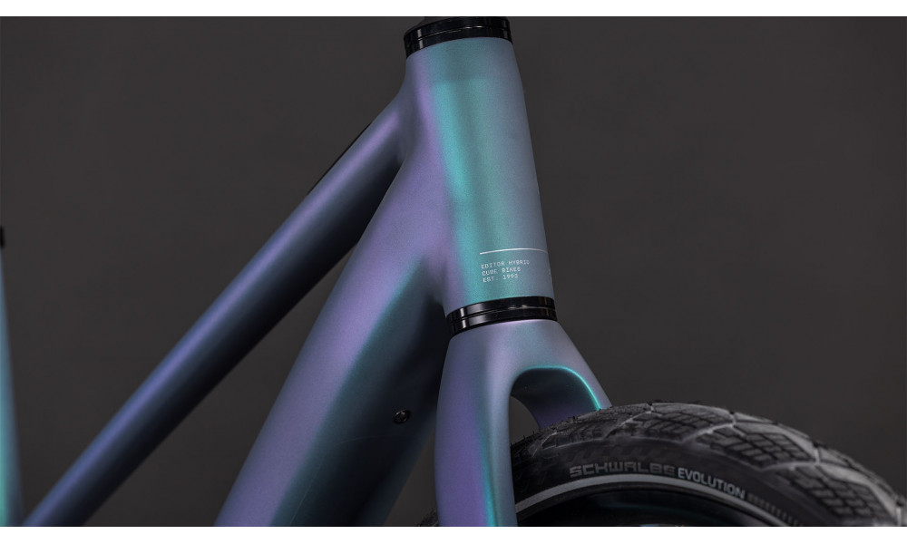 Elektrinis dviratis Cube Editor Hybrid SLT 400X Trapeze smaragdgrey'n'prism 2026 - 2