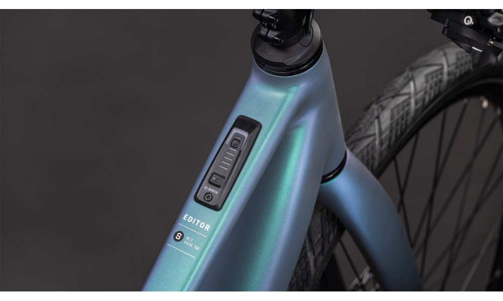 Elektrinis dviratis Cube Editor Hybrid SLT 400X Trapeze smaragdgrey'n'prism 2026 - 6