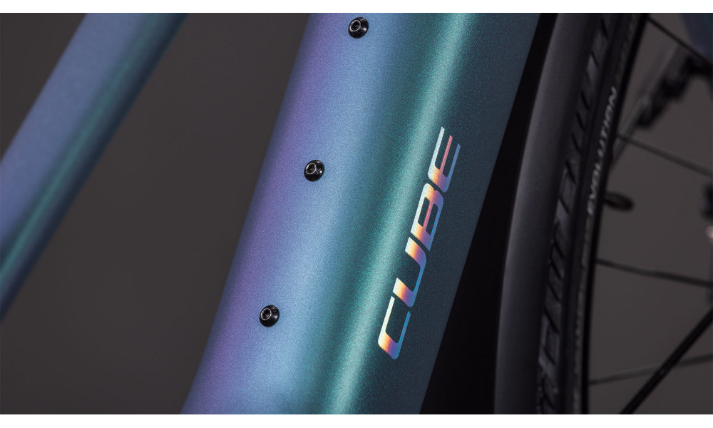 Elektrinis dviratis Cube Editor Hybrid SLT 400X FE Trapeze smaragdgrey'n'prism 2026 - 5