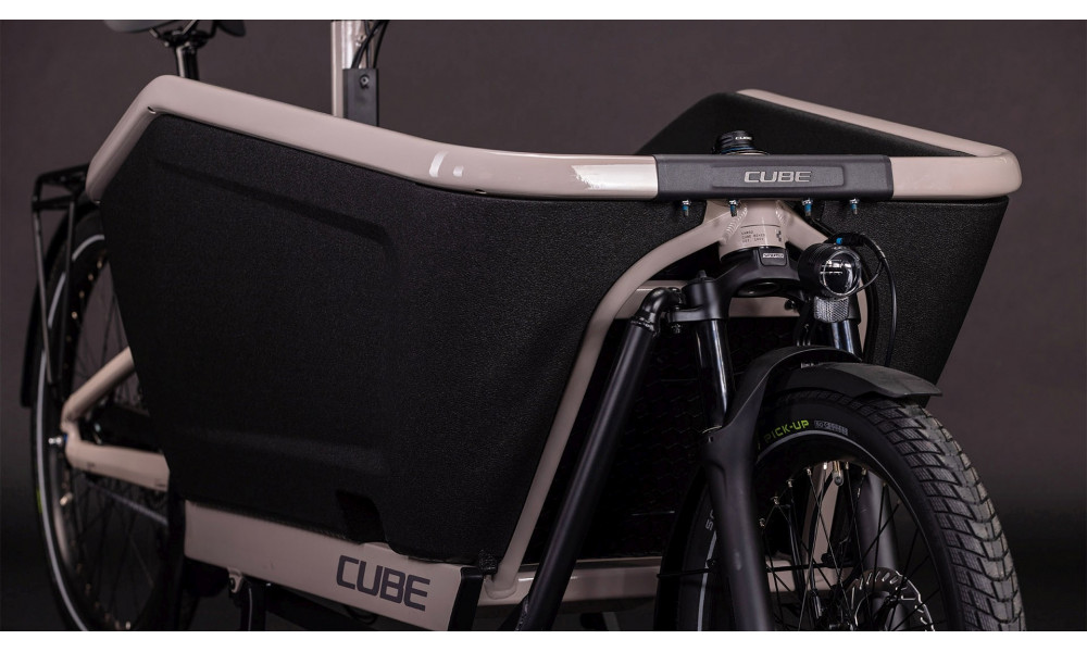 Elektrinis dviratis Cube Cargo Hybrid Comfort Pro 800 26x20 oatgrey'n'reflex 2026 - 2