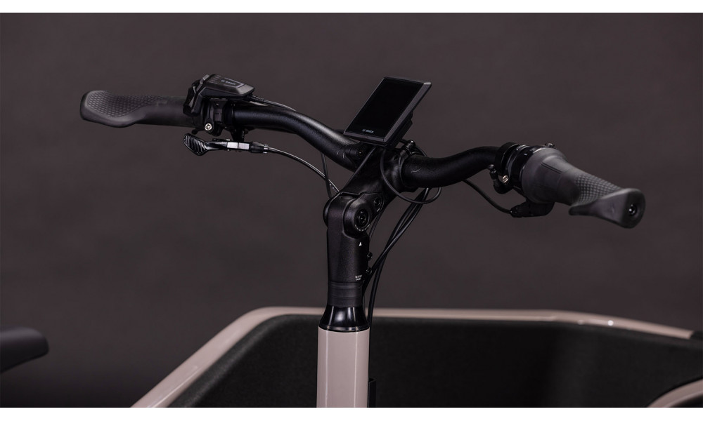 Elektrinis dviratis Cube Cargo Hybrid Comfort Pro 800 26x20 oatgrey'n'reflex 2026 - 4