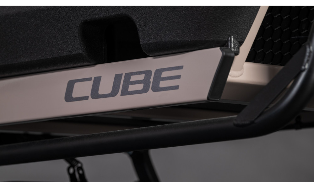 Elektrinis dviratis Cube Cargo Hybrid Comfort Pro Family 800 26x20 oatgrey'n'reflex 2026 - 4
