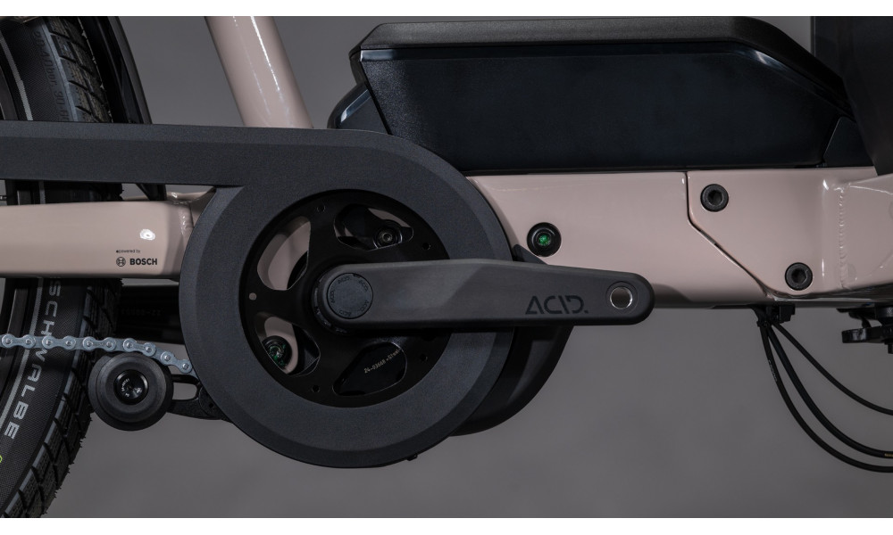 Elektrinis dviratis Cube Cargo Hybrid Comfort Pro Family 800 26x20 oatgrey'n'reflex 2026 - 5