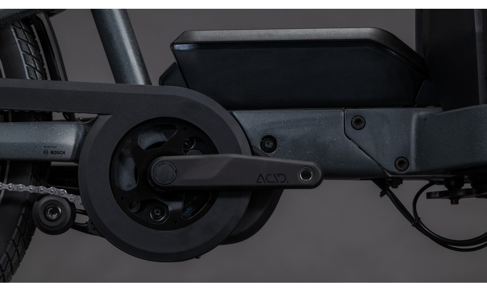 Elektrinis dviratis Cube Cargo Hybrid Comfort SLX 800 26x20 stonegrit'n'black 2026 - 4