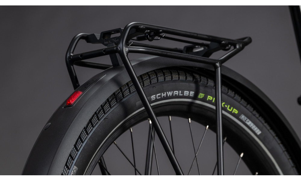 Elektrinis dviratis Cube Cargo Hybrid Comfort SLX 800 26x20 stonegrit'n'black 2026 - 5