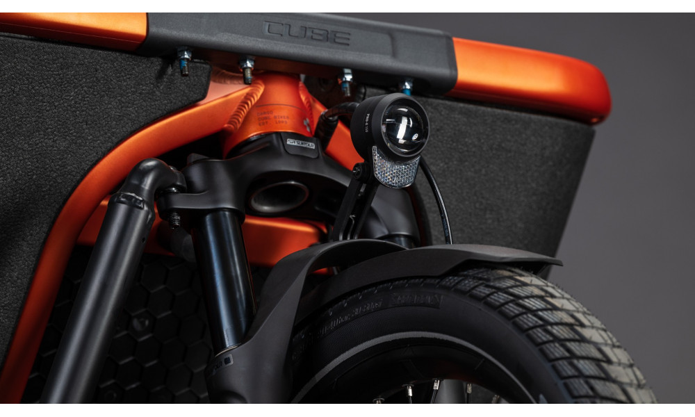 Elektrinis dviratis Cube Cargo Hybrid Comfort SLX 800 26x20 rustorange'n'reflex 2026 - 2
