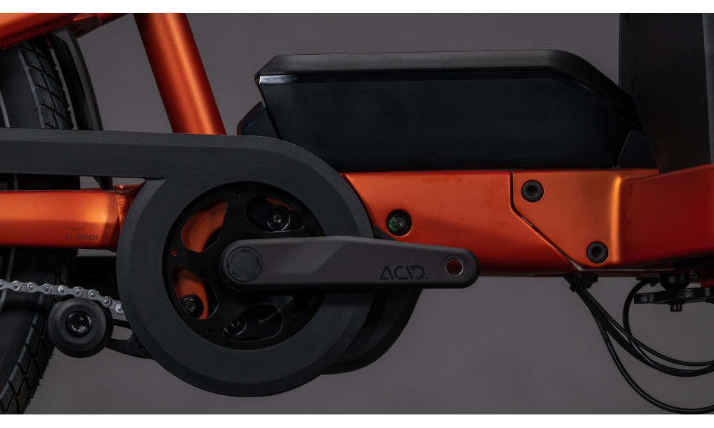 Elektrinis dviratis Cube Cargo Hybrid Comfort SLX 800 26x20 rustorange'n'reflex 2026 - 4